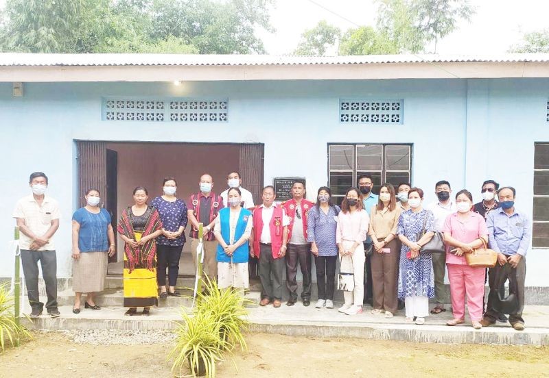 Chief Medical Officer, Dimapur Dr I Moatemjen inaugurated the Zuvukhu Sub-Center new building by unveiling the inaugural plaque on August 27. The programme was chaired by Pastor Kitoho Aye, Pastor Zuvukhu, invocation prayer was said by Pastor Tozheli, Women Pastor, and welcome speech delivered by Zhevito Achumi, Head GB, Zuvukhu village, vote of thanks was delivered by Katovi, Head GB, Nizhevi village. Other officials present at the inaugural included Dr Antoly Suu, Dy CMO; Dr Kavito, DVBO, Dr Benchilo, DTO; Dr Akhovi, Dr Narola, MO, Dr Atoli, MO; Ahoto, SK and staff under DPMU (NHM). (Photo Courtesy: CMO office Dimapur)